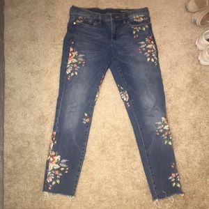 Embroidered Jeans